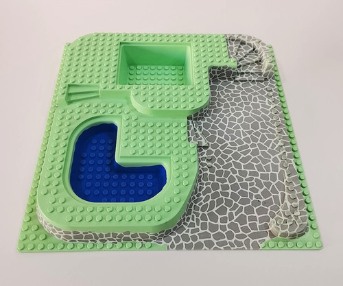 Lego 6092px2 plaque baseplate - lego,