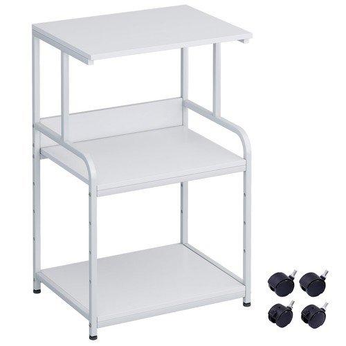 White printer stand - white,