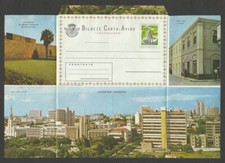 Mozambique Portugal Lourenço Marques Church Fortress stationery aerogram 1969
