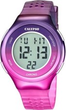 Calypso Couleur Splash Collection Montre Mauve/Rose Plastique K5841/6