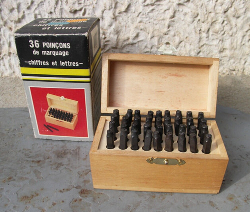Boite poinçons marquage - poinçons,