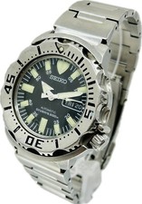 Seiko Diver Black Monster 7S26-0350 SKX779 Day/Date Mens Watch A3528