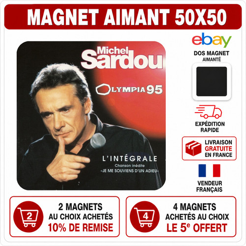 Magnet michel sardou - michel,