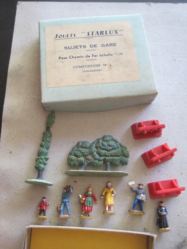Ancienne boite starlux sujets - ancienne,