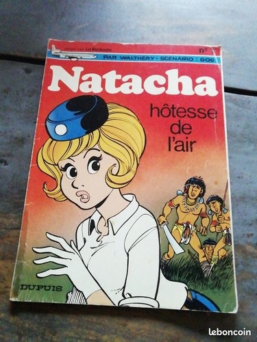 Natacha hôtesse l air - bd,