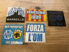 Lot 100 stickers OM Olympique de Marseille 