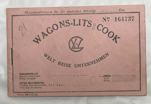 Vieux papier billets wagons - billets,