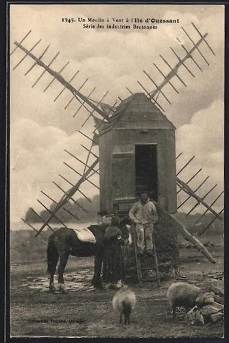 Carte postale ile - postale, l'ile