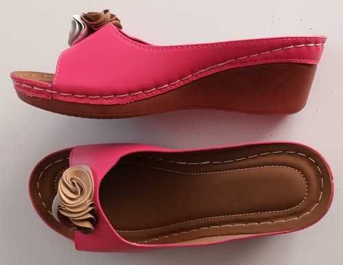 Mules roses cuir - mules, 39