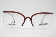 Lunettes Vintage Silhouette Losa Ghini 9122 /10 Marron Argent Monture Demi
