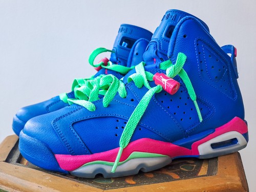 Air jordan retro bleu - 6,