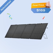 EcoFlow 220W NextGen Solar Panel Kit Waterproof IP68 for Outdoor RVs Refurbished