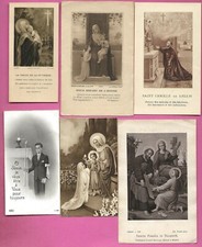 6 anciennes images pieuses