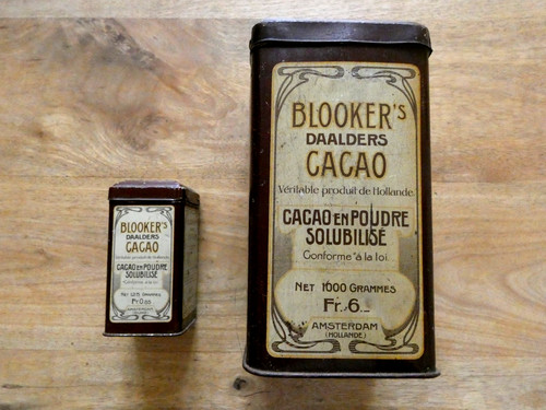 Boites metal chocolat - boites, cacao