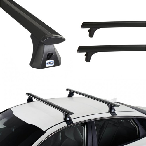 Alu noir barres toit pour - noir,