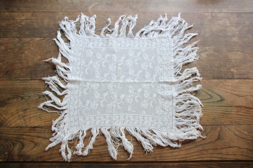 Paire napperons anciens - de,