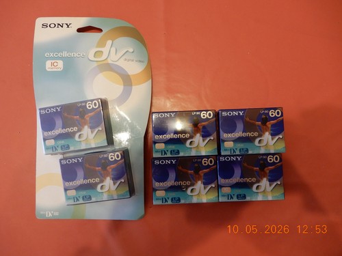 Lot cassettes sony - de, 6