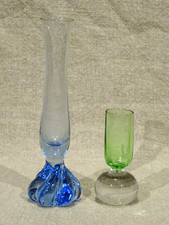 Lot 2 petits vases soliflores