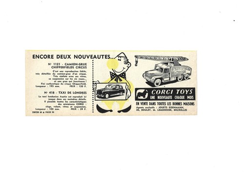 Publicité corgi toys - toys, &