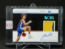 2019-20 Panini Noir Jordan Poole Rookie Patch Auto Color RC 83/99 sick patch ?