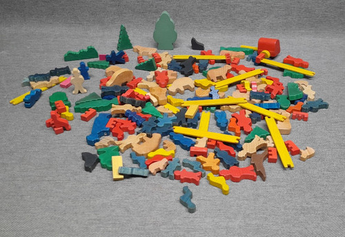 Jouets ancien bois lot - jouets, bois: