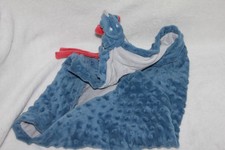 DOUDOU NOUKIES Victor et Guss DRAGON  couverture bleu gris dragon ailes rouge