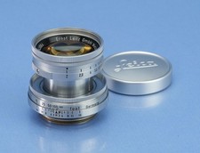 LEICA LEITZ SUMMICRON 50MM F2 SOOIC YELLOW LANTHAR EARLY #1040401 SM LENS +CAP