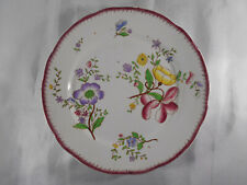 (809) MAGNIFICENT FLORAL FAIENCE PLATE IMPERIAL MANUFACTURE NIMY
