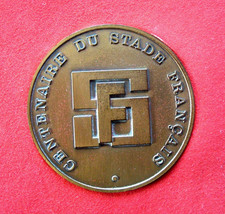 Médaille  Bronze  -  Centenaire du Stade Français  /  Arthus Bertrand - 1993