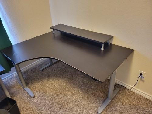 Galant ikea desk - galant, black