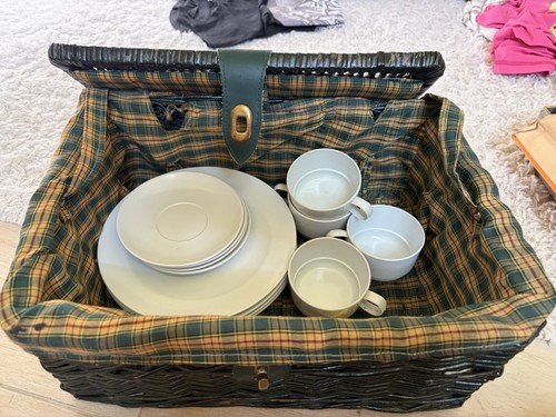 Panier pique nique - panier, noir