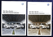 VW New Beetle United and Cabriolet Convertible United Brochure 6.2008 + Price List