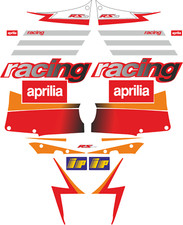 Autocollants compatibles Aprilia RS50 2002, autocollants Aprilia RS