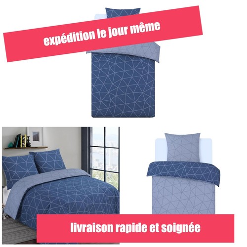 Parure lit vision hugo - parure,