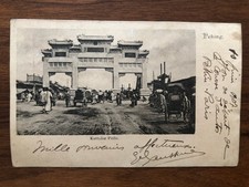CHINA OLD POSTCARD KETTLER PEILO PEKING TO FRANCE 1907 !!