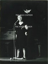 EDITH PIAF circa 1962 Théo Sarapo vintage photo Pierre DOMENECH 24 x 17 cm