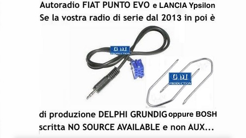 Kit câble aux pour lancia - aux,