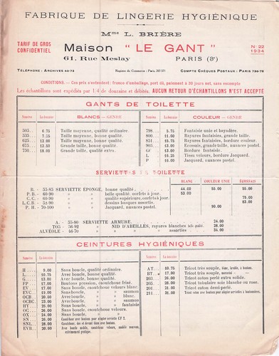 Paris lingere gant - paris, le