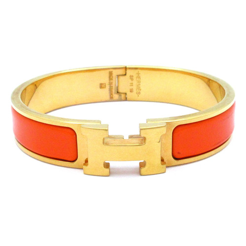 Hermes clic gold orange - gold,