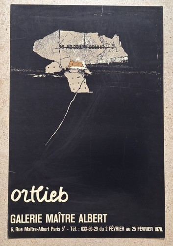 Affiche ancienne galerie