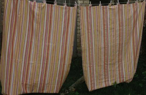 Paire double rideaux - de,