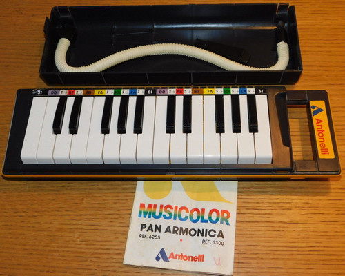 Vintage musicolor pan armonica - pan,