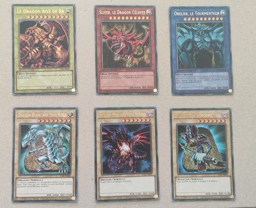 Lot 6cartes dieux - 6cartes,