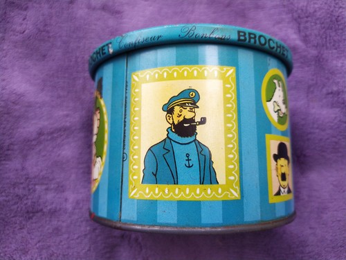 Tintin boite à bonbons - tintin,