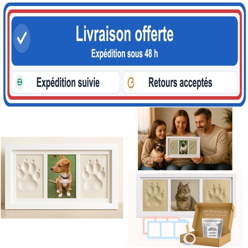 Kit empreinte animaux chien - kit,