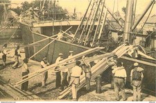 Postcard reproduction - 17 La Rochelle - Unloading of a boat from Norway - It was