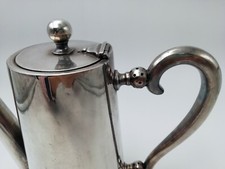 LOVELY ART DECO WISKEMANN SILVER METAL TEAPOT
