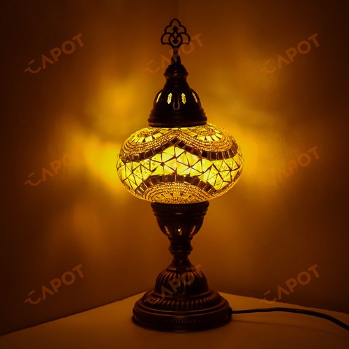 Lampe bureau mosaïque - lampe,
