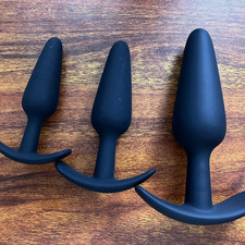 3 Tailles Silicone Anal Butt