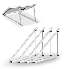 114cm 118cm Réglable Support de Panneau Solaire Photovoltaïque Supports 0°-90°